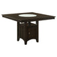 Gabriel 7-Piece Upholstered-Back Counter Height Dining Set Cappuccino