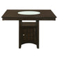 Gabriel 7-Piece Upholstered-Back Counter Height Dining Set Cappuccino