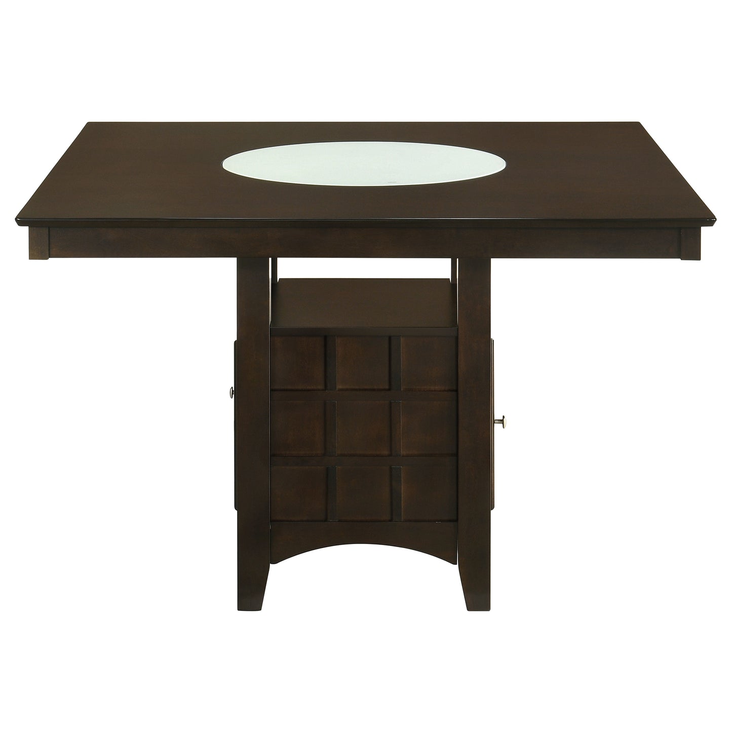 Gabriel 7-Piece Upholstered-Back Counter Height Dining Set Cappuccino