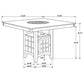Gabriel 9-piece Square Counter Height Dining Set Cappuccino