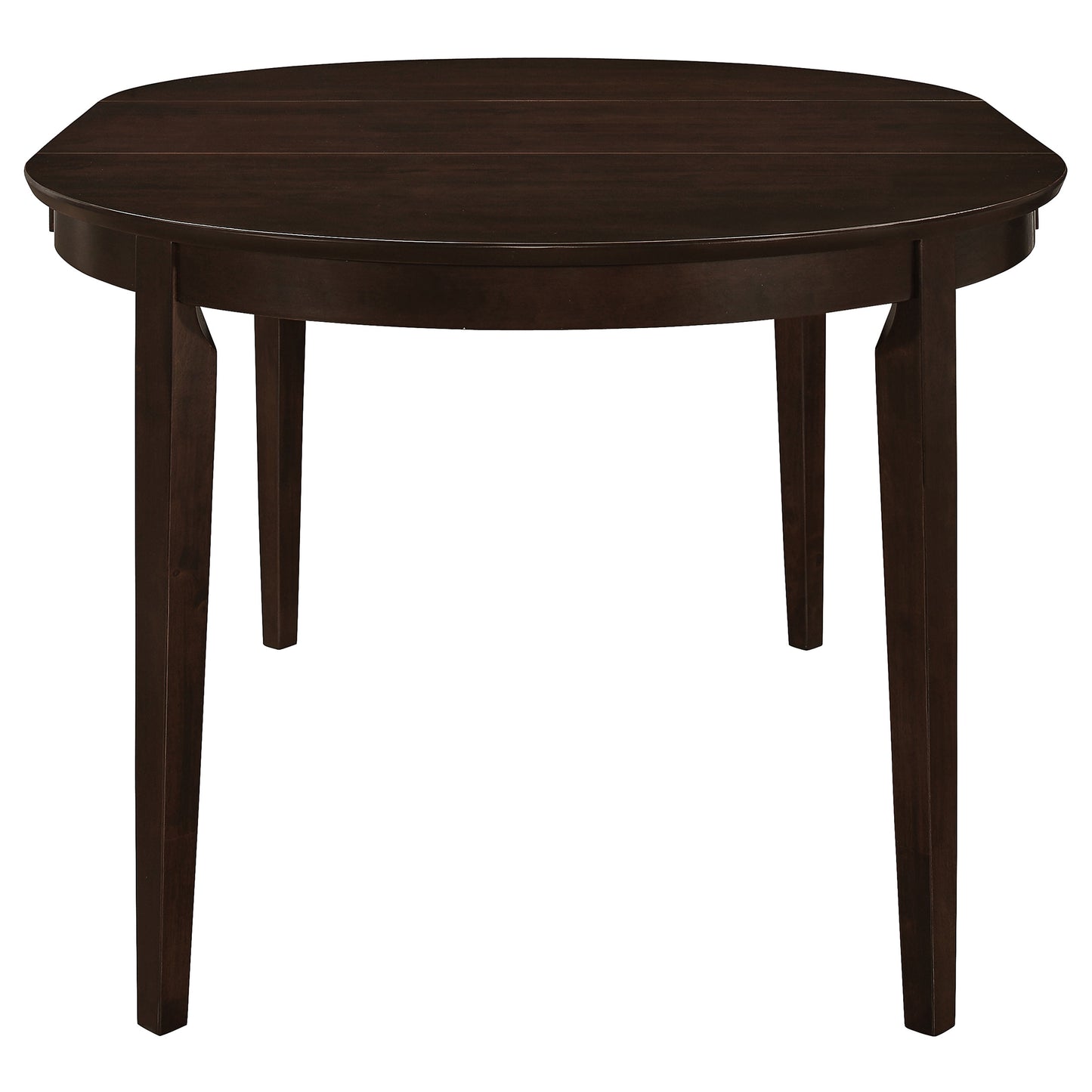 Gabriel 5-Piece Lattice-Back Oval Extension Dining Set Cappuccino