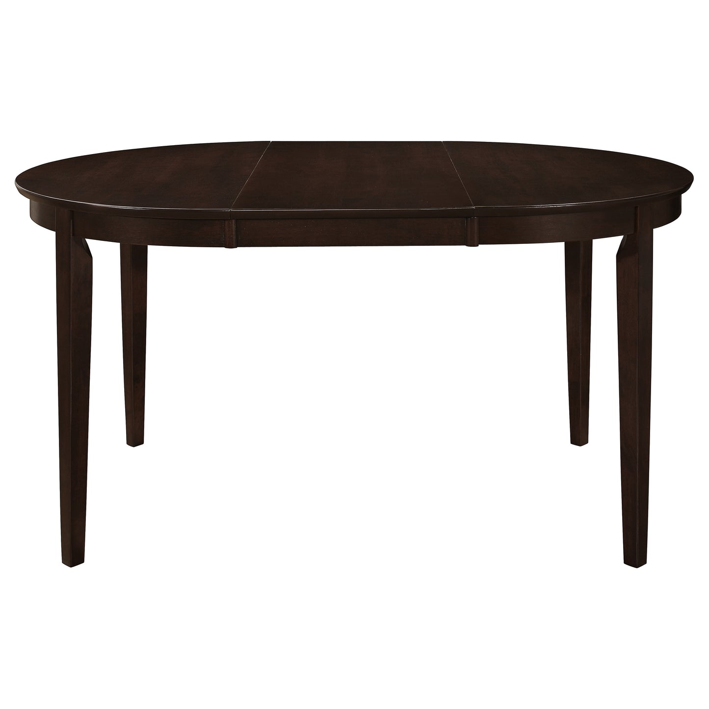 Gabriel 5-Piece Upholstered-Back Oval Extension Dining Set Cappuccino