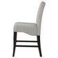 Stanton Velvet Upholstered Counter Chair Grey (Set of 2)