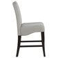 Stanton Velvet Upholstered Counter Chair Grey (Set of 2)