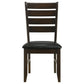 Dalila Wood Dining Side Chair Cappuccino (Set of 2)