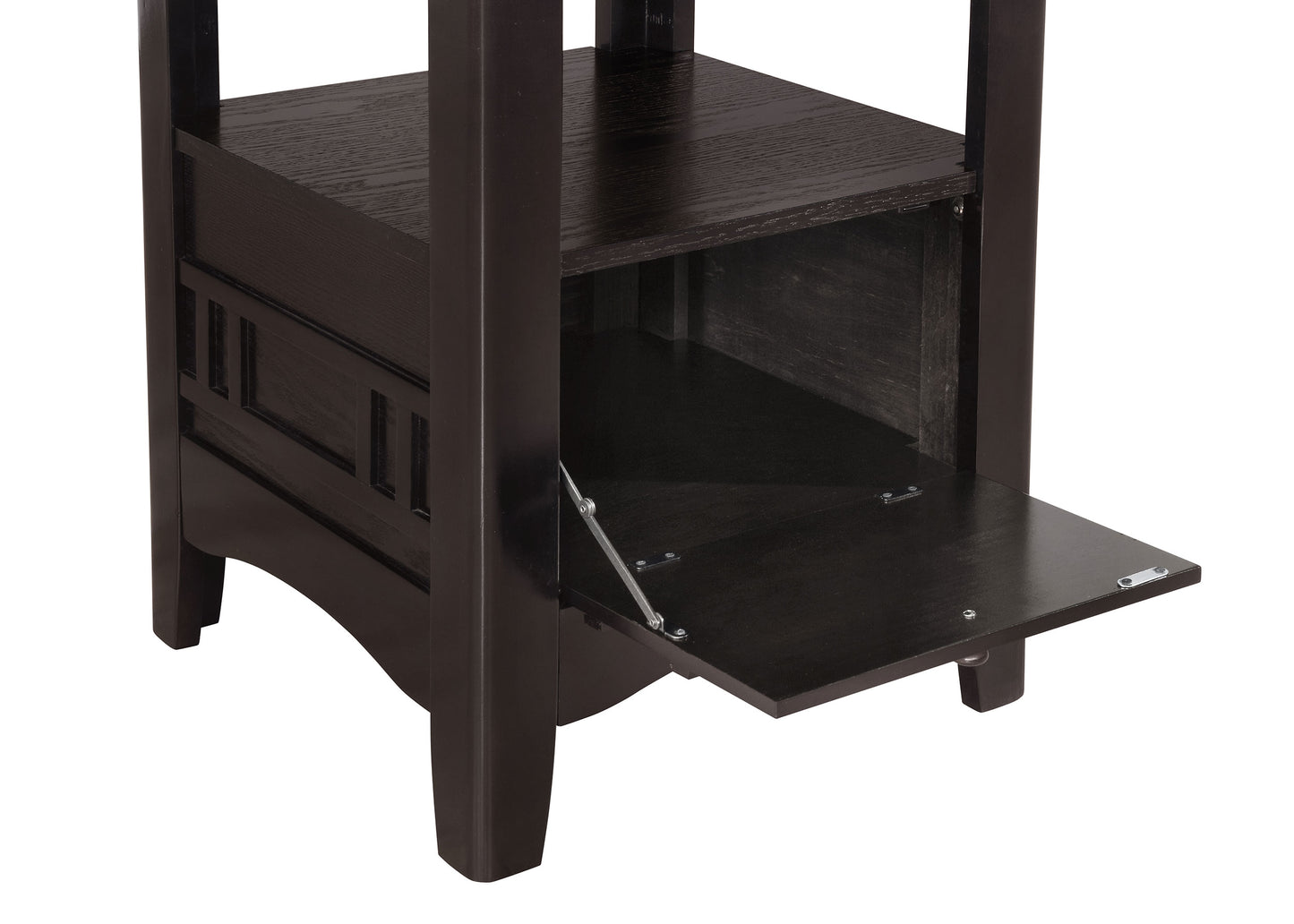 Lavon Oval 60-inch Counter Height Extension Dining Table Espresso