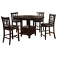 Lavon 5-piece Oval Counter Height Extension Dining Set Espresso