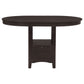 Lavon 5-piece Oval Counter Height Extension Dining Set Espresso