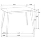 Kersey Rectangular 47-inch Wood Dining Table Chestnut