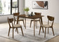 Kersey Wood Dining Side Chair Chestnut (Set of 2)