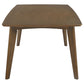 Malone Rectangular 78-inch Wood Dining Table Dark Walnut