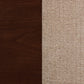 Lavon Wood Counter Height Dining Chair Tan and Espresso (Set of 2)