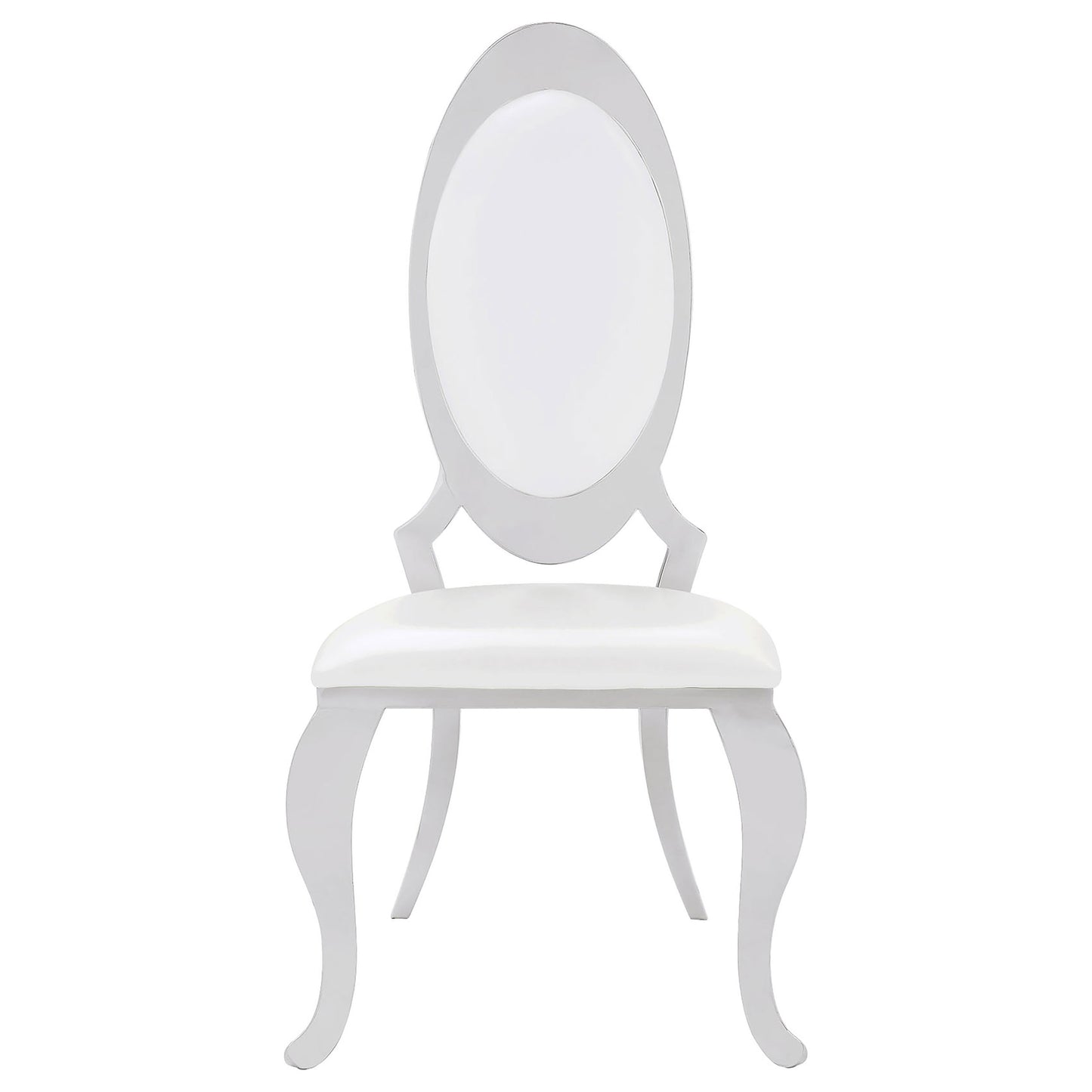 Antoine Upholstered Dining Chair Cream White (Set of 2)