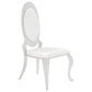 Antoine Upholstered Dining Chair Cream White (Set of 2)