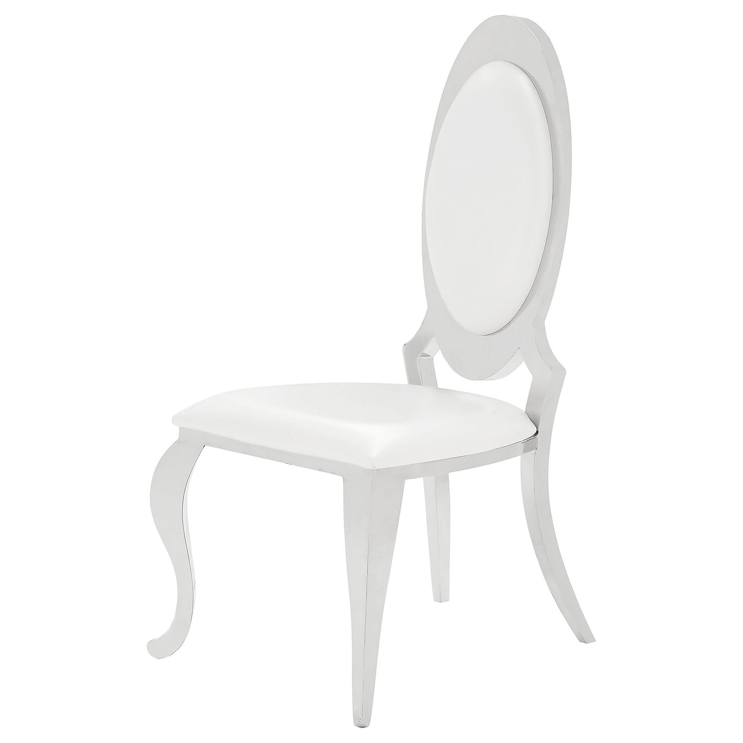 Antoine Upholstered Dining Chair Cream White (Set of 2)