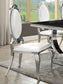 Antoine Upholstered Dining Chair Cream White (Set of 2)