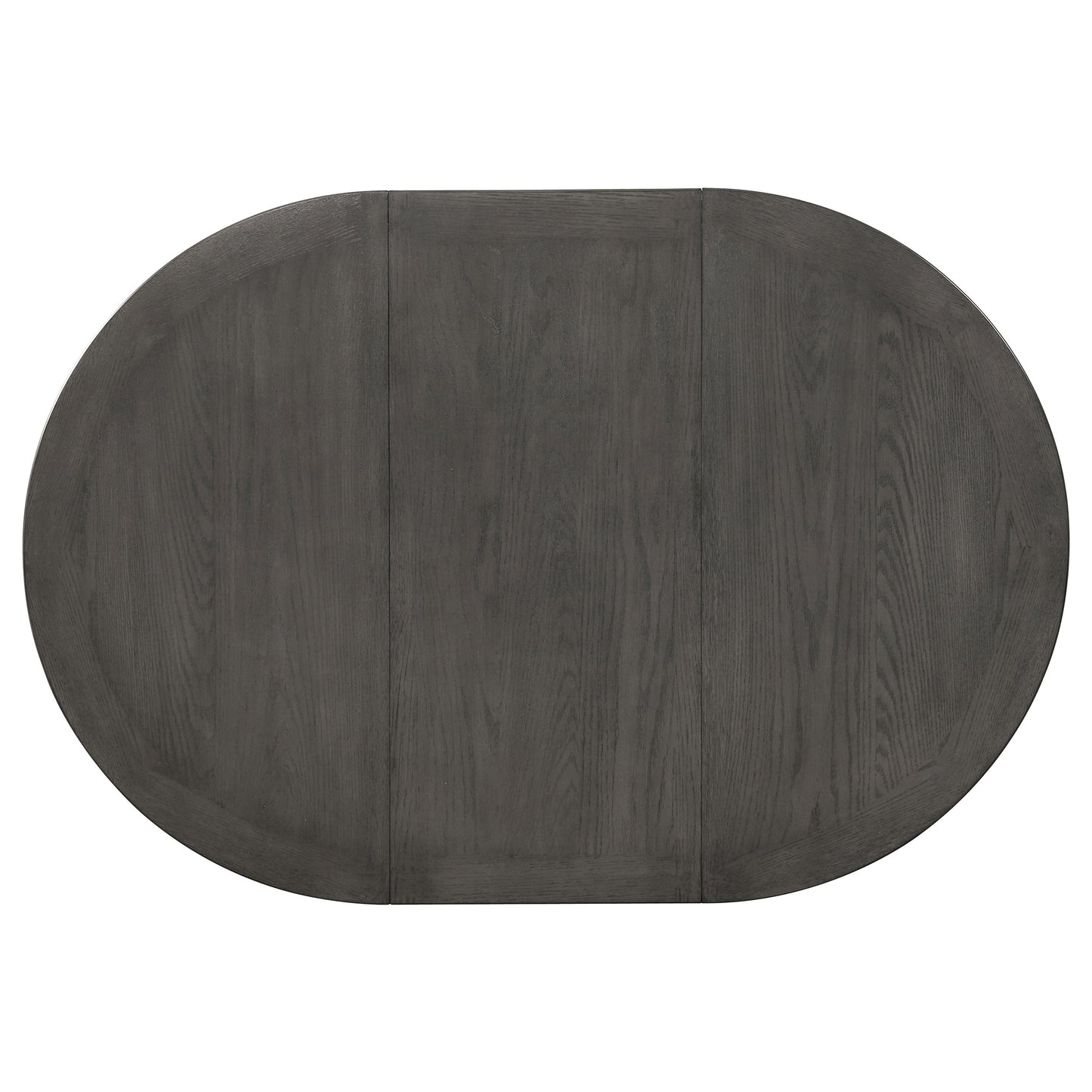 Lavon Oval 60-inch Wood Extension Leaf Dining Table Medium Grey