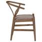 Dinah Wood Wishbone Dining Side Chair Walnut (Set of 2)
