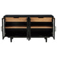 Middleton 4-door Sideboard Server with Dual Drawers Black