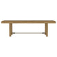 Arini 5-piece Extension Leaf Dining Table Set Sand Wash and Black