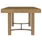 Arini 7-piece Extension Leaf Dining Table Set Sand Wash and Black