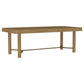 Arini 7-piece Extension Leaf Dining Table Set Sand Wash