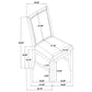 Bruner 7-piece 72-inch Rectangular Dining Set Natural Brown