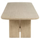 Kailani 9-piece Rectangular Wood Dining Table Set Beige Oak