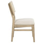 Kailani Rattan Cane Dining Side Chair Beige Oak (Set of 2)
