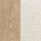Kailani Rattan Cane Counter Side Chair Beige Oak (Set of 2)