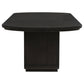 Leandro 78-inch Extension Dining Room Table Burnished Black