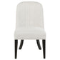 Leandro Upholstered Dining Side Chair Cream (Set of 2)