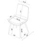 Ortega Upholstered Dining Side Chair Coffee (Set of 2)