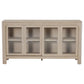 Solano Sliding Door Dining Sideboard Server Weathered Mango
