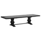 Florence 9-piece 126-inch Extension Dining Table Set Distressed Black