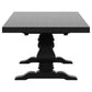 Florence 9-piece 126-inch Extension Dining Table Set Distressed Black