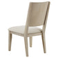 Trofello Upholstered-Back Dining Side Chair White Washed (Set of 2)