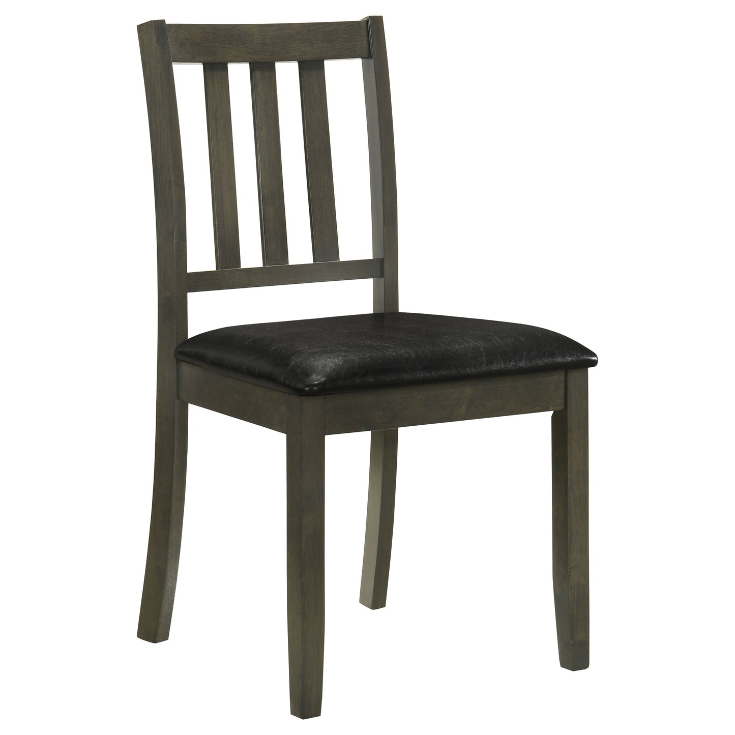 Parkwood 5-piece Square Dining Table Set Dark Ash Brown