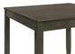 Parkwood 5-piece Square Dining Table Set Dark Ash Brown