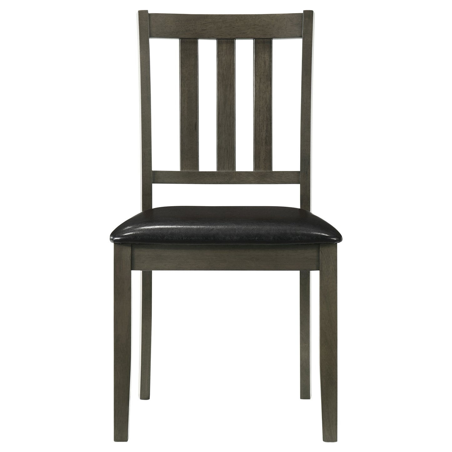 Parkwood 5-piece Square Dining Table Set Dark Ash Brown