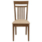 Robles 5-piece Rectangular Dining Table Set Chestnut