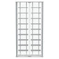 Montara Tempered Glass Wine Storage LED Curio Cabinet Chrome
