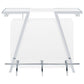 Araceli Freestanding LED Home Bar Cabinet White High Gloss