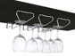 Risley 2-door Circular LED Wine Cabinet Dark Charcoal