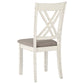 Fortress 7-piece Rectangular Dining Set Vintage Vanilla