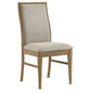 Adina Upholstered Dining Side Chair Barley (Set of 2)
