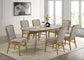 Croyden 73-inch Rectangular Dining Table Weathered Natural