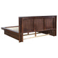 Jessica 5-piece Eastern King LED Bedroom Set Cappuccino