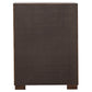 Jessica 6-piece Eastern King LED Bedroom Set Cappuccino