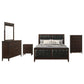 Carlton 5-piece Eastern King Bedroom Set Cappuccino